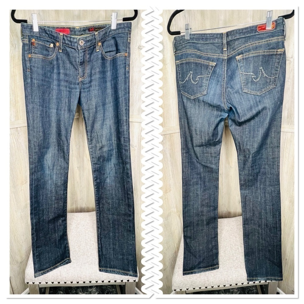 AG The Stilt Dark Wash Denim Jeans